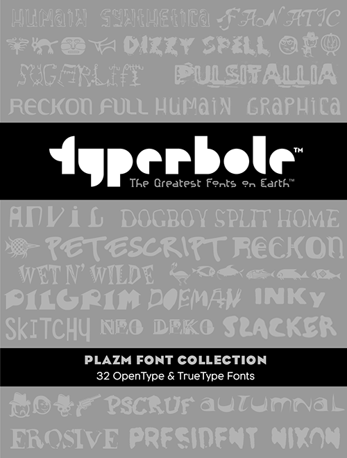 VIEW PLAZM FONT COLLECTION