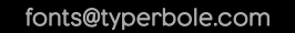 Email Typerbole: fonts@typerbole.com